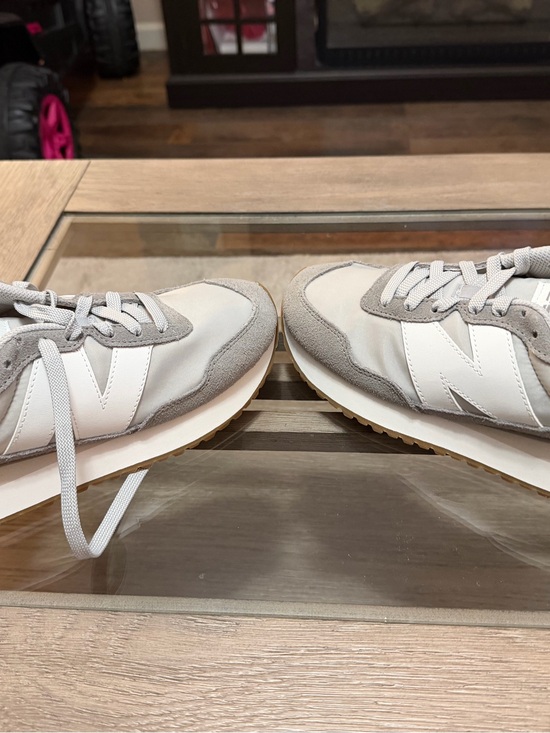 New Balance Shoes - New Balance Women 237 Gray and White 9 1/2